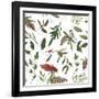 Peace and Joy Pattern VIII-Sara Zieve Miller-Framed Art Print