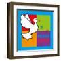 Peace and Love-Yaro-Framed Art Print