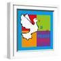 Peace and Love-Yaro-Framed Art Print