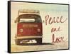 Peace and Love-Gail Peck-Framed Stretched Canvas