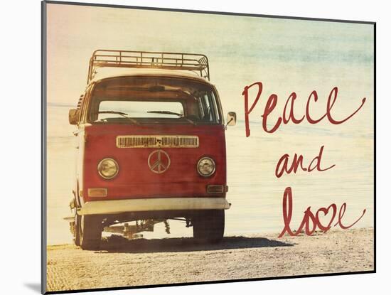 Peace and Love-Gail Peck-Mounted Art Print