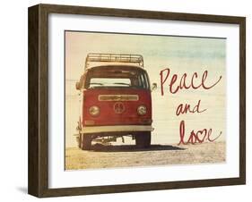 Peace and Love-Gail Peck-Framed Premium Giclee Print