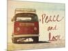 Peace and Love-Gail Peck-Mounted Art Print