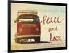 Peace and Love-Gail Peck-Framed Art Print