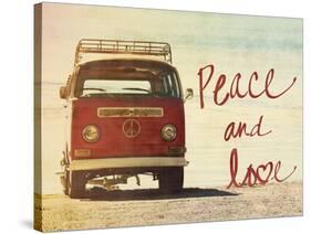 Peace and Love-Gail Peck-Stretched Canvas