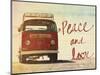 Peace and Love-Gail Peck-Mounted Art Print