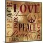 Peace and Love-Luke Wilson-Mounted Art Print