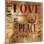 Peace and Love-Luke Wilson-Mounted Art Print