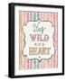 Peace and Paisley V Pink-Anne Tavoletti-Framed Art Print