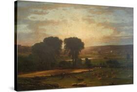 Peace and Plenty-George Inness-Stretched Canvas