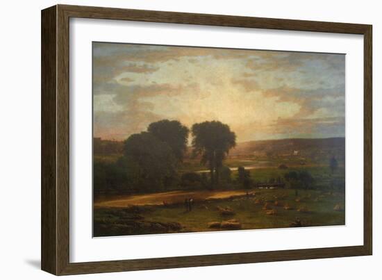 Peace and Plenty-George Inness-Framed Art Print