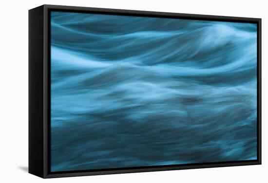 Peace And Tranquility In Flowing Water-Anthony Paladino-Framed Stretched Canvas