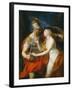 Peace and War, 1776-Pompeo Girolamo Batoni-Framed Giclee Print