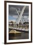 Peace Bridge, across the River Foyle, Derry (Londonderry), County Londonderry, Ulster, Northern Ire-Nigel Hicks-Framed Photographic Print