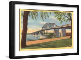 Peace Bridge, Buffalo, New York-null-Framed Art Print