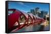 Peace Bridge, Calgary, Alberta, Canada-Stefano Politi Markovina-Framed Stretched Canvas