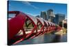 Peace Bridge, Calgary, Alberta, Canada-Stefano Politi Markovina-Stretched Canvas