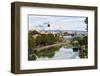 Peace Bridge over the Mtkvari River, designed by Italian architect Michele de Lucci, Tbilisi, Georg-G&M Therin-Weise-Framed Photographic Print