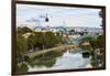 Peace Bridge over the Mtkvari River, designed by Italian architect Michele de Lucci, Tbilisi, Georg-G&M Therin-Weise-Framed Photographic Print