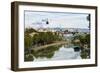 Peace Bridge over the Mtkvari River, designed by Italian architect Michele de Lucci, Tbilisi, Georg-G&M Therin-Weise-Framed Photographic Print