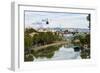 Peace Bridge over the Mtkvari River, designed by Italian architect Michele de Lucci, Tbilisi, Georg-G&M Therin-Weise-Framed Photographic Print