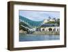 Peace Bridge over the Mtkvari River, designed by Italian architect Michele de Lucci, Tbilisi, Georg-G&M Therin-Weise-Framed Photographic Print