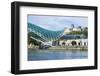 Peace Bridge over the Mtkvari River, designed by Italian architect Michele de Lucci, Tbilisi, Georg-G&M Therin-Weise-Framed Photographic Print