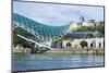 Peace Bridge over the Mtkvari River, designed by Italian architect Michele de Lucci, Tbilisi, Georg-G&M Therin-Weise-Mounted Photographic Print