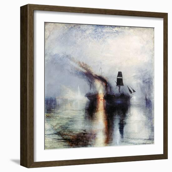 Peace, Burial at Sea, C1842-JMW Turner-Framed Premium Giclee Print