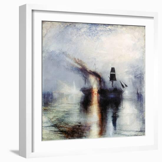 Peace, Burial at Sea, C1842-JMW Turner-Framed Premium Giclee Print