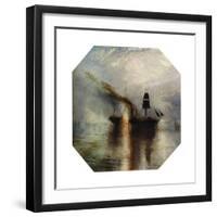 Peace, Burial at Sea of the Body of Sir David Wilkie, C1842-JMW Turner-Framed Giclee Print