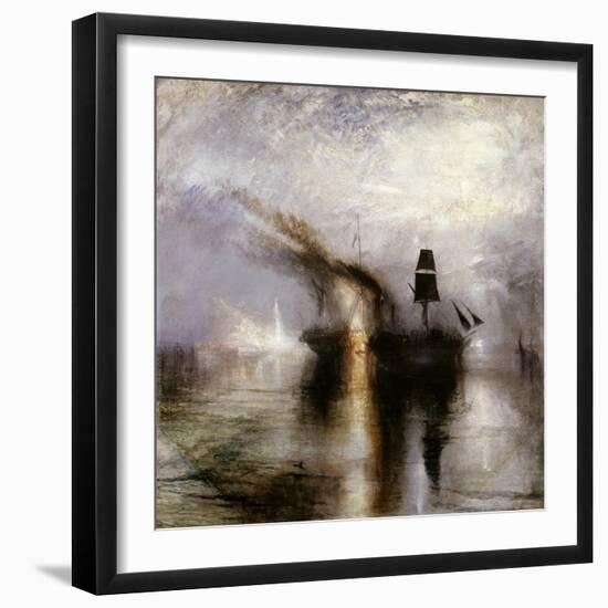 Peace - Burial at Sea-JMW Turner-Framed Giclee Print