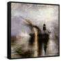 Peace - Burial at Sea-JMW Turner-Framed Stretched Canvas