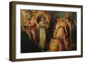 Peace Came Down Upon the Earth-Thomas Stothard-Framed Giclee Print