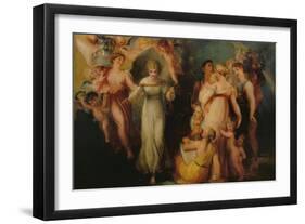 Peace Came Down Upon the Earth-Thomas Stothard-Framed Giclee Print