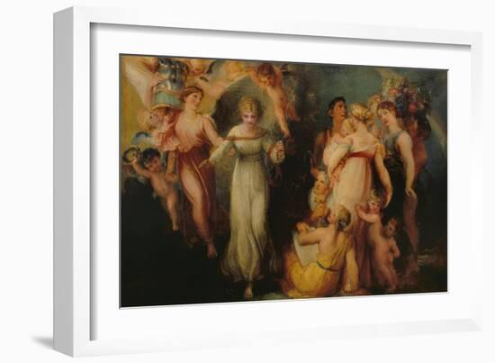 Peace Came Down Upon the Earth-Thomas Stothard-Framed Giclee Print