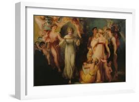 Peace Came Down Upon the Earth-Thomas Stothard-Framed Giclee Print