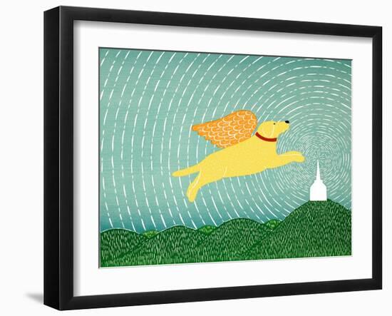 Peace Chapel Yellow-Stephen Huneck-Framed Giclee Print