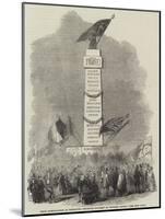 Peace Commemoration at Portsmouth, Triumphal Monument on Southsea Common-null-Mounted Giclee Print