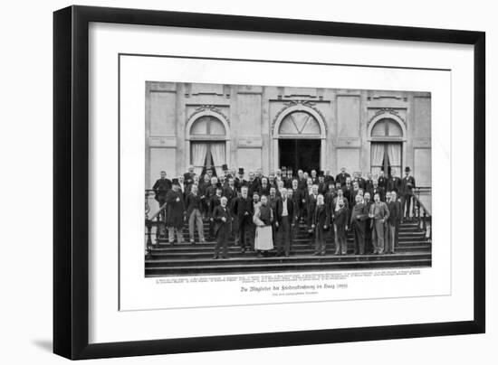 Peace Conference at the Hague, 1900-null-Framed Giclee Print