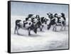 Peace Cows-Mary Miller Veazie-Framed Stretched Canvas