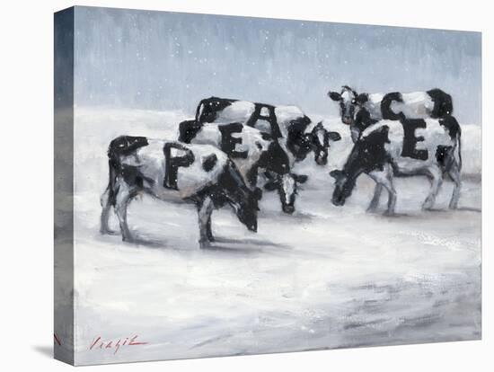 Peace Cows-Mary Miller Veazie-Stretched Canvas