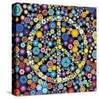 Peace Discs-Jeffrey Cadwallader-Stretched Canvas