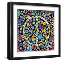 Peace Discs-Jeffrey Cadwallader-Framed Art Print