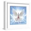 Peace Dove in-Front Of The Sun-null-Framed Art Print