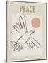 Peace Dove-Clara Wells-Mounted Giclee Print