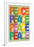 Peace (Dove)-null-Framed Art Print