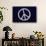 Peace Flag-igor stevanovic-Framed Stretched Canvas displayed on a wall