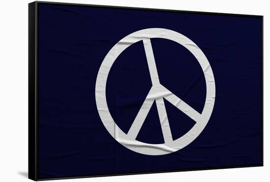 Peace Flag-igor stevanovic-Framed Stretched Canvas