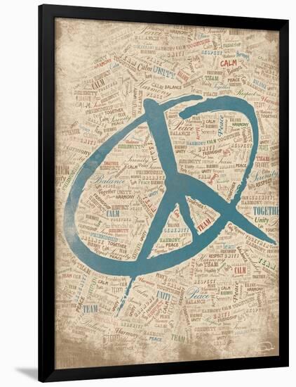 Peace For Love-OnRei-Framed Art Print